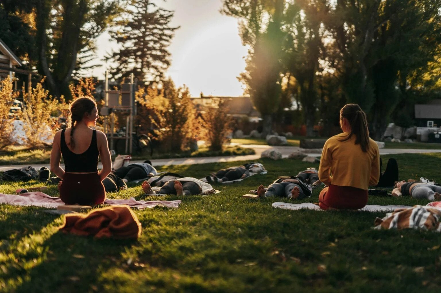 Group yoga